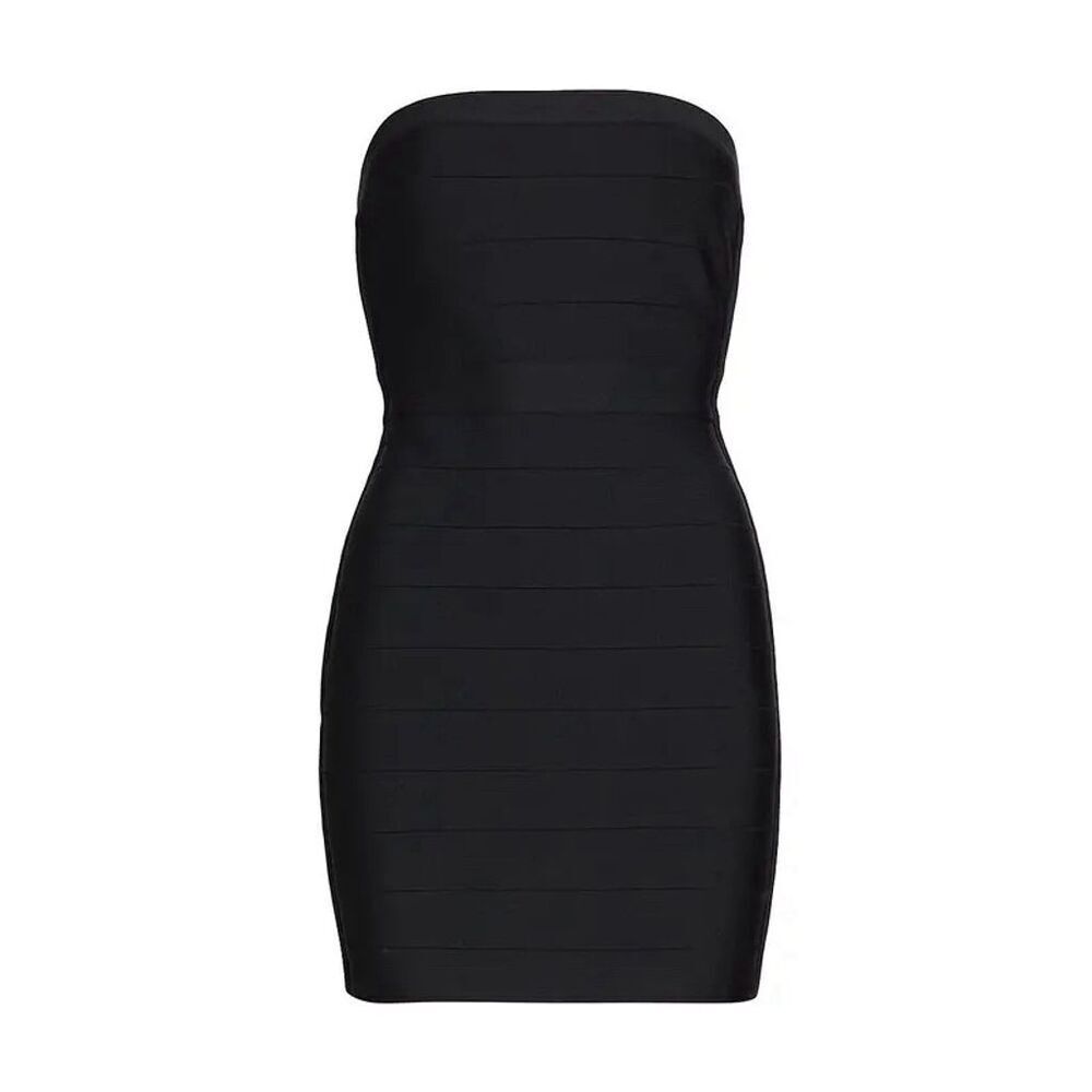 Susana Monaco Women's Strapless Bandage Tube Dress in Black Size XL